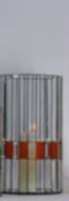 Kerzleuchter mittelgro� - Tiffany-Farbglas mit Bevel / Facetten