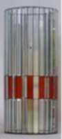 Tiffany- Glaskunst Kerzenleuchter gro� mit Bevel und Tiffanyglas